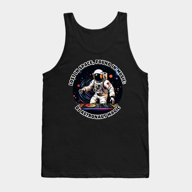 Lost in Space, Found in Music: DJ Astronaut Magic Dj Astronaut Tank Top by OscarVanHendrix